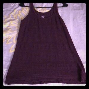 Maroon tank top
